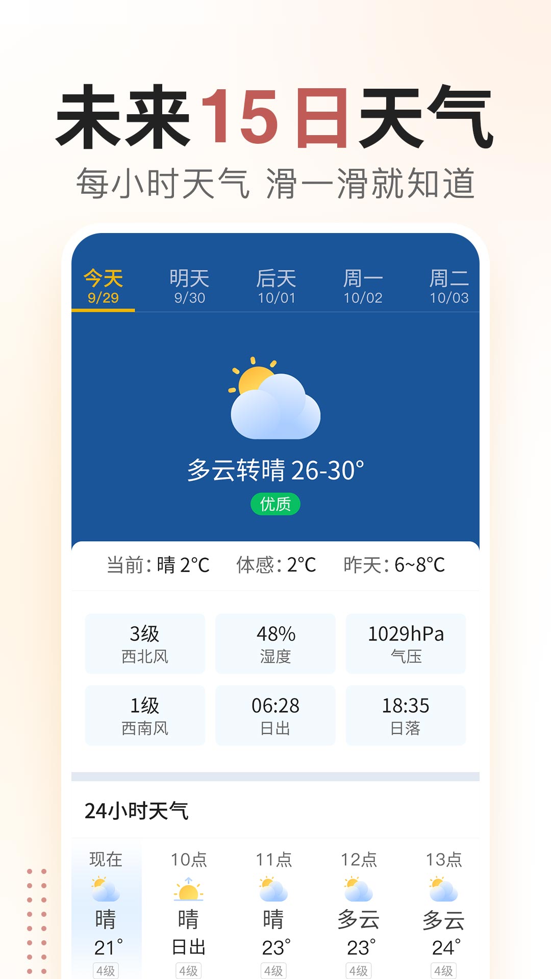 云端天气预报
